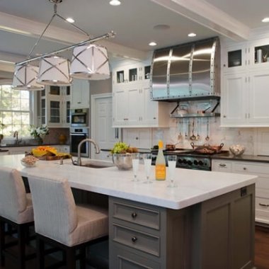 Kitchens with Carrara Marble fi