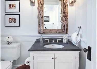 DIY Bathroom Mirror 2