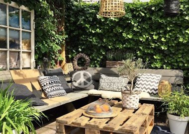 DIY Outdoor Coffee Table Ideas fi