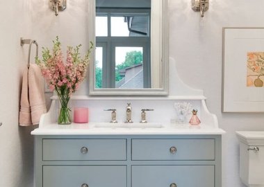 10 Fresh Ideas to Decorate a Bathroom with Blue fi