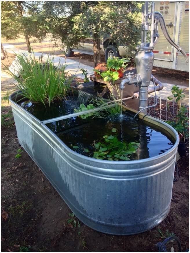 Clever Ways to Re-purpose a Water Trough