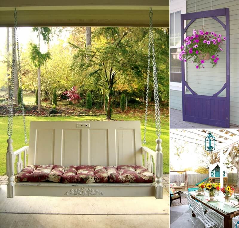 Ideas to Decorate Your Patio or Garden with Old Doors Ideas to Decorate Your Patio or Garden with Old Doors