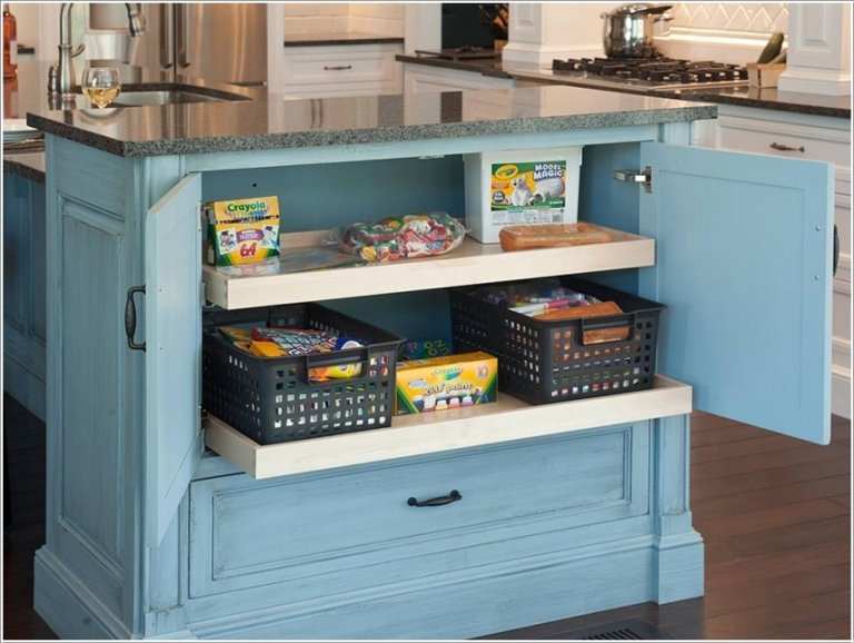 Clever Kitchen End of Storage Ideas
