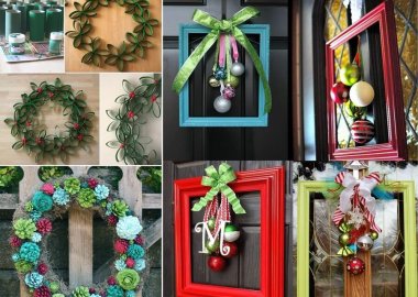 Unique Christmas Door Wreath Ideas