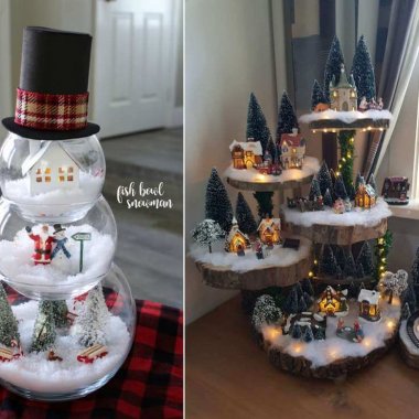 Creative Christmas Village Display Ideas