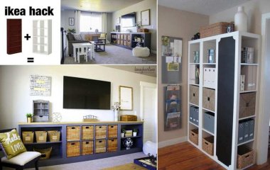 Clever IKEA Expedit Hacks