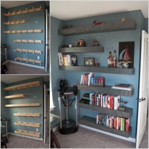Wonderful Home Office Shelving Ideas
