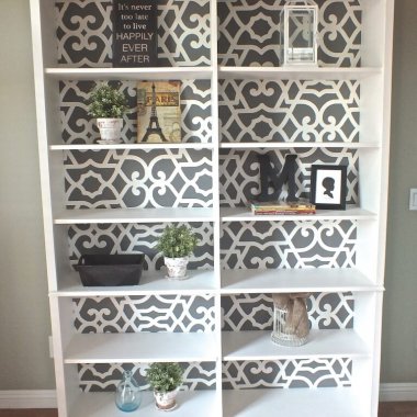 bookcase makeover