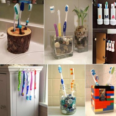 Toothbrush Storage Ideas