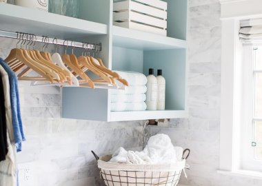 10 Clothes Hanging Solutions for a Laundry Room