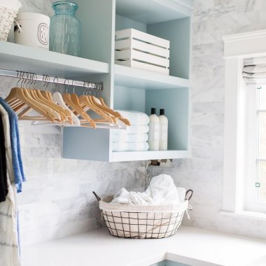 10 Clothes Hanging Solutions for a Laundry Room