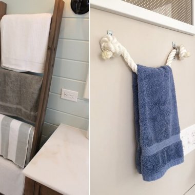 diy towel holder