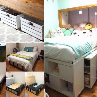 DIY Under Bed Storage Ideas