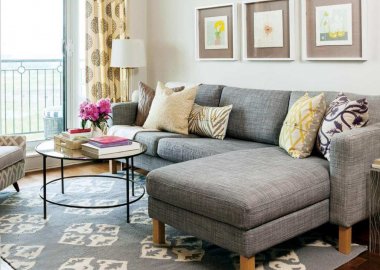 How to Style a Sectional Sofa