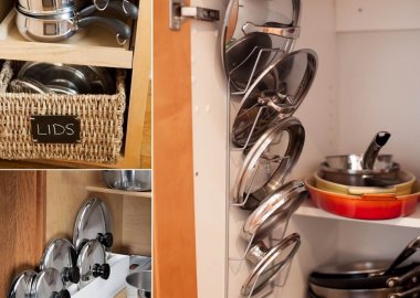10 Storage Solutions for Organizing Pot Lids