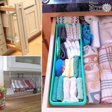 Dishcloth Storage Ideas