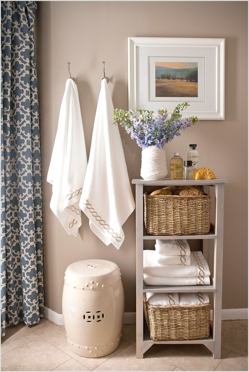 10 Beautiful Bathroom Shelving Units