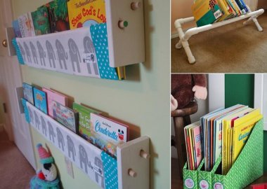 DIY Kids Book Storage Ideas