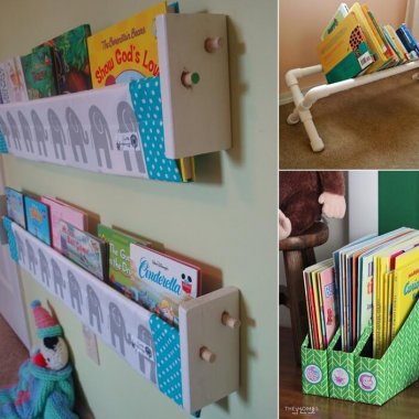 DIY Kids Book Storage Ideas