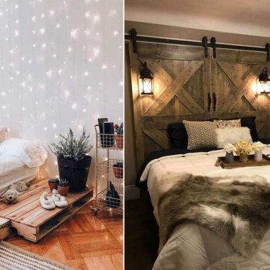 DIY Rustic Bedroom Projects