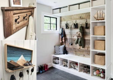 Entryway Projects with Reclaimed Wood