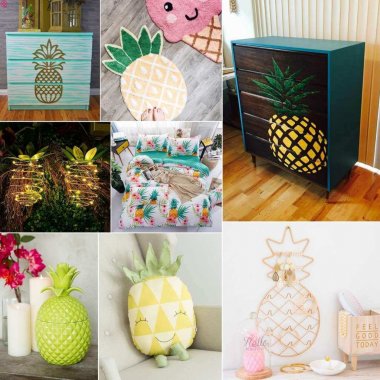 Pineapple Inspired Home Decor Ideas