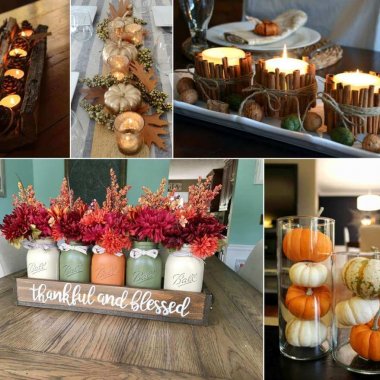 DIY Thanksgiving Table Decorations