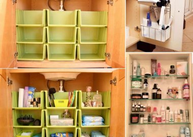 Bathroom Cabinet Organization Ideas