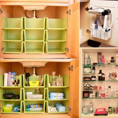 Bathroom Cabinet Organization Ideas