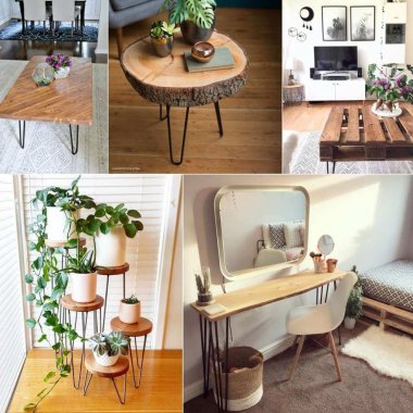 DIY Hairpin Leg Furniture