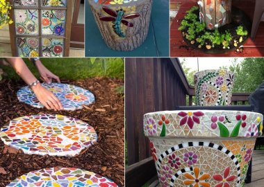 DIY Mosaic Garden Decor