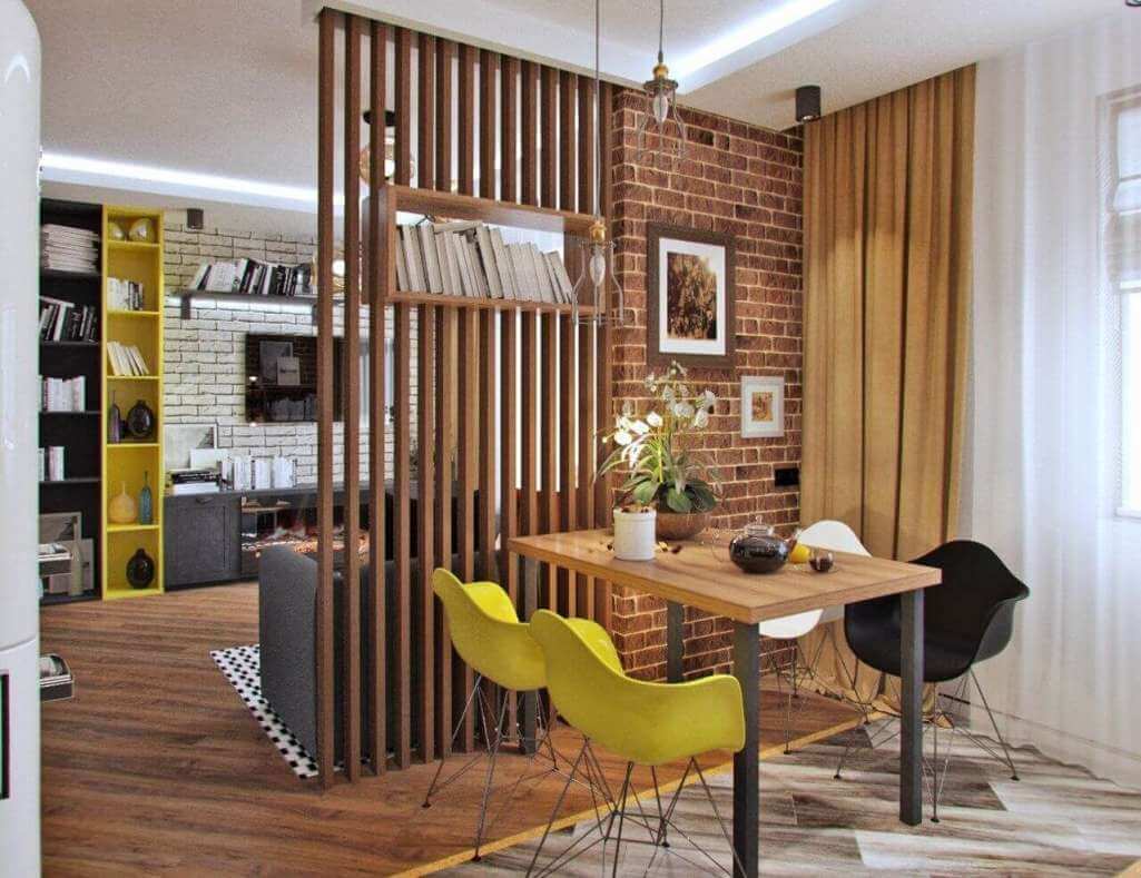 permenant wall divider for living room