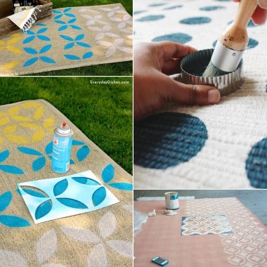 DIY Rug Makeover Ideas