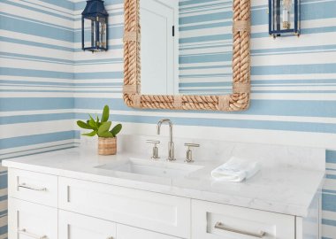 statement bathroom mirrors