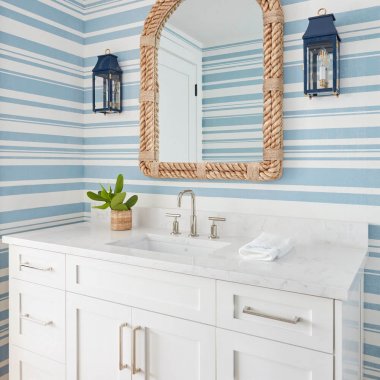 statement bathroom mirrors