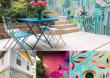 DIY Outdoor Wall Mural Ideas