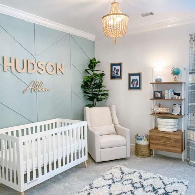 Pastel nursery decor