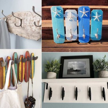 DIY Coastal Coat Rack Ideas