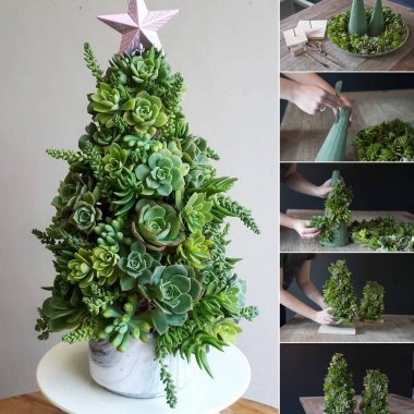 diy tabletop christmas tree