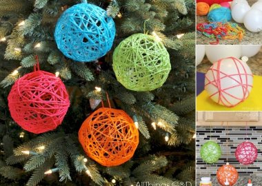 yarn christmas crafts