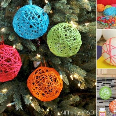 yarn christmas crafts