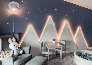 mountain themed kids room decor