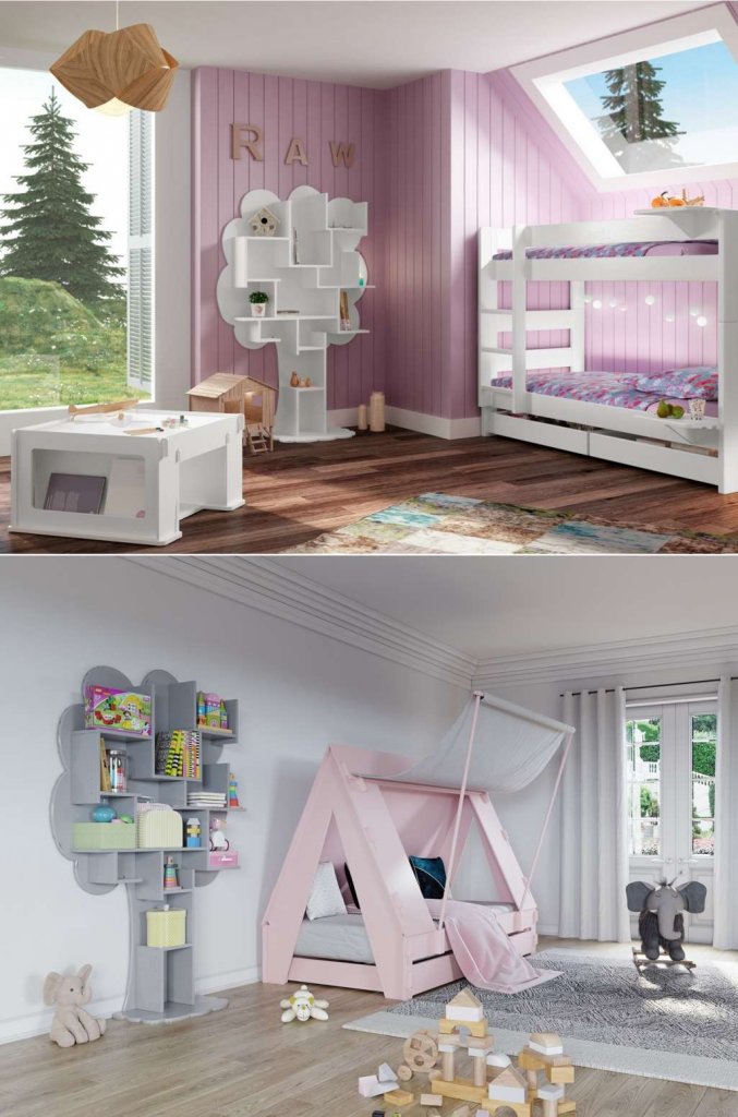 Cute Kids Bookcase Designs