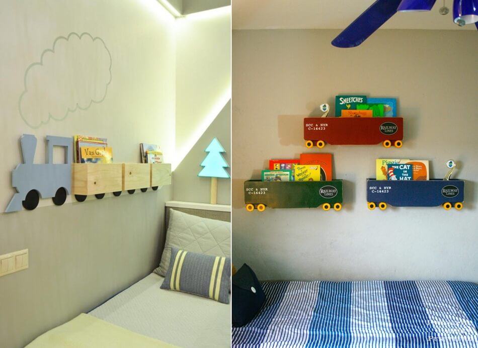 Cute Kids Bookcase Designs