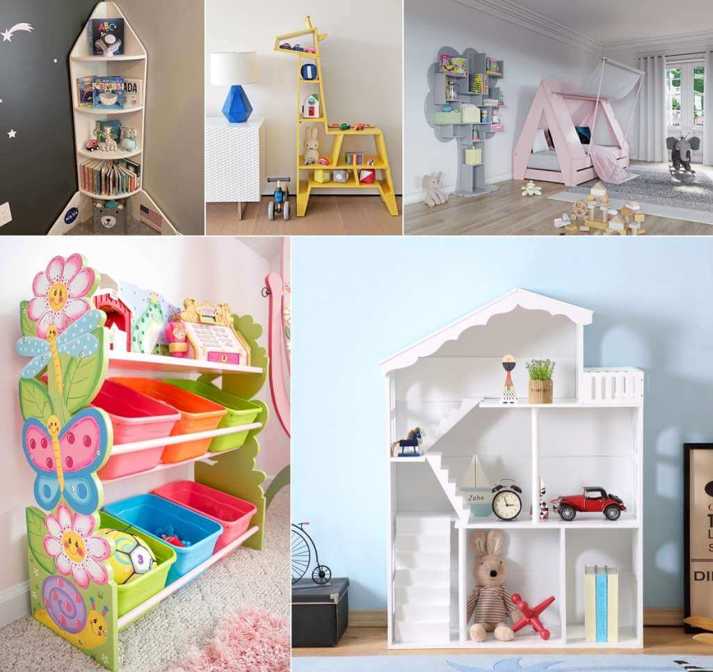 Cute Kids Bookcase Designs