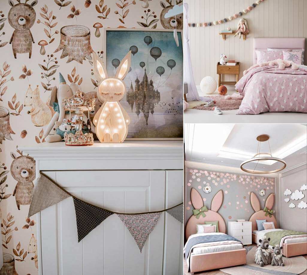 bunny kids room decor ideas