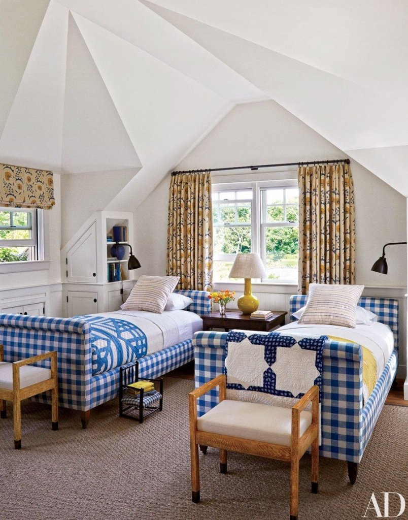 Gingham Bedroom Decorating Ideas