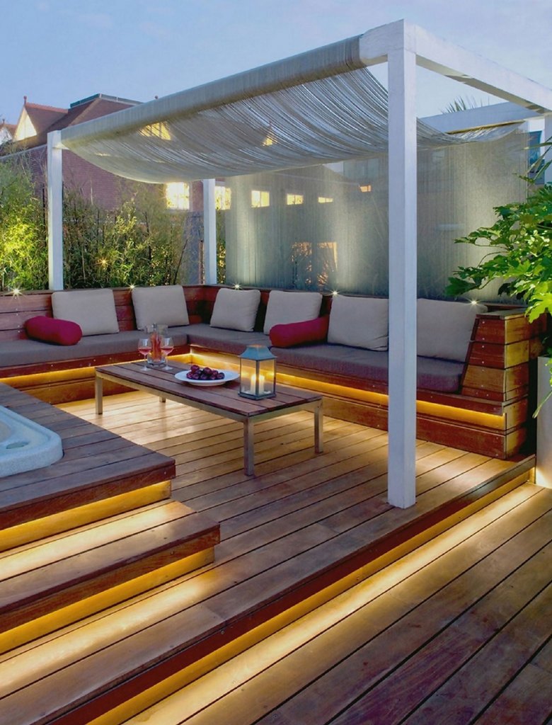 wooden deck