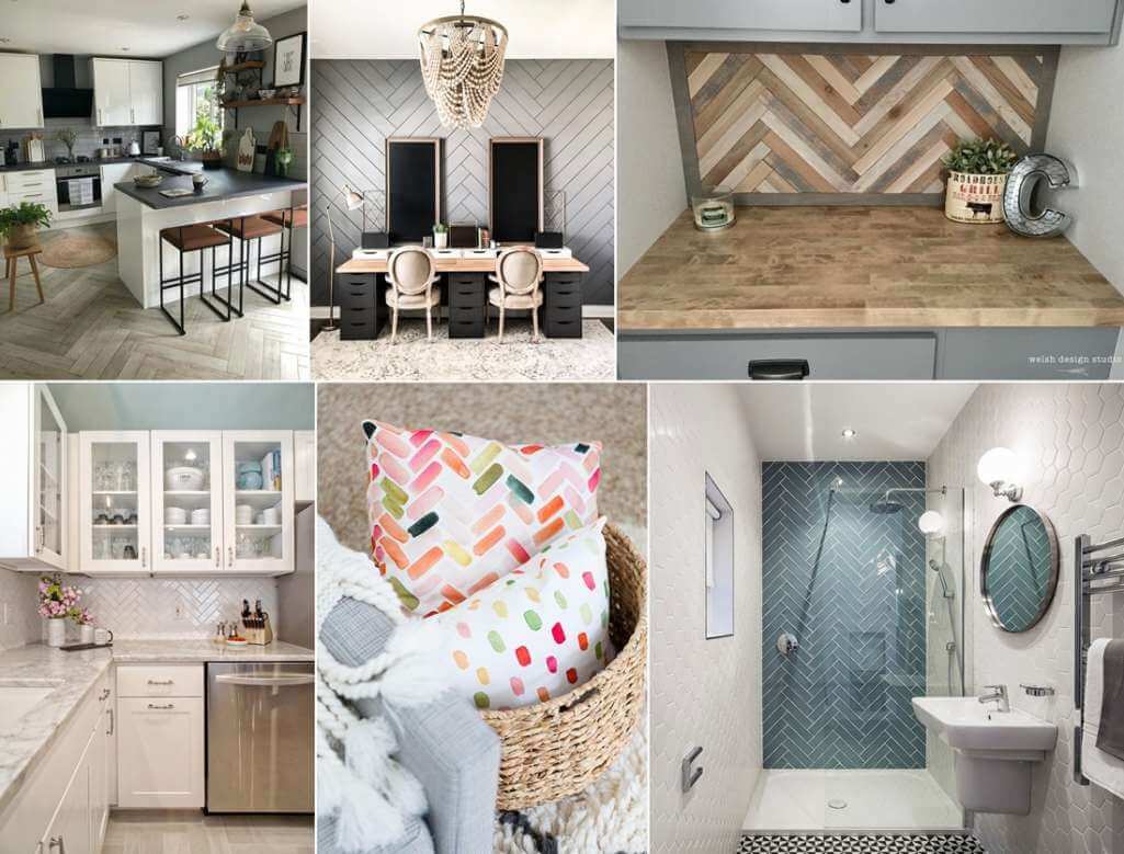 Herringbone Home Decor Ideas