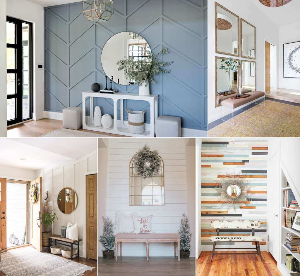 Entryway Feature Wall Ideas